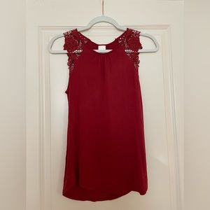 Red tank top Size S/M